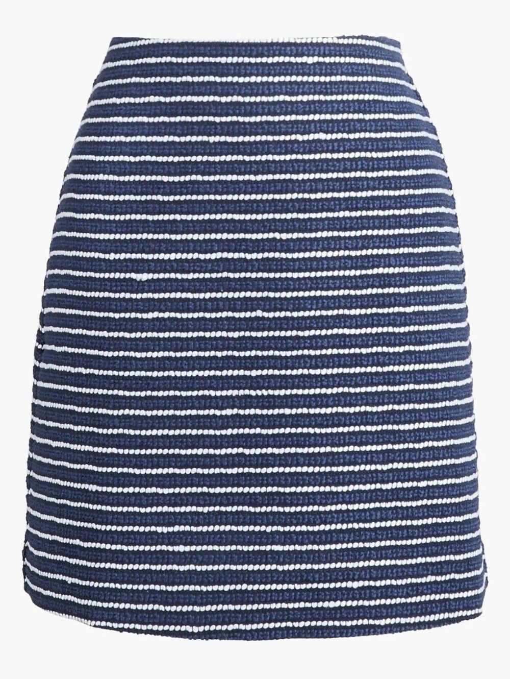 J. Crew Factory Striped tweed A-line mini skirt